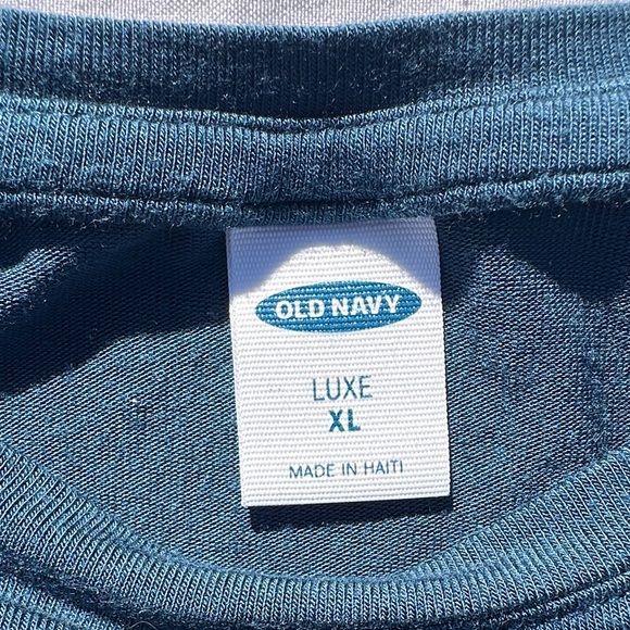 Old Navy Women's Teal Palm Tree Graphic Tee Size XL - Picture 2 of 4